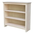 thumbnail image 1 of Pemberly Row 38" Wide Shaker Bookcase - 36 in H - Unfinished, 1 of 7