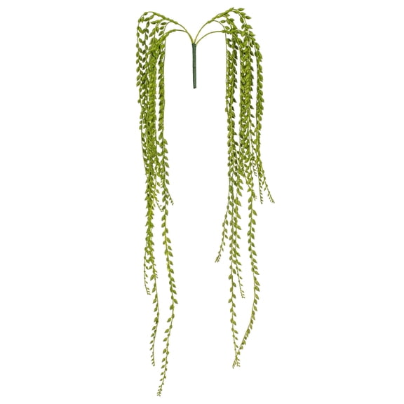 Pemberly Row 39" Contemporary Plastic Artificial Senecio Bush in Green