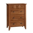 thumbnail image 1 of Pemberly Row 4-Drawer Transitional Engineered Wood Chest in Oiled Oak, 1 of 4