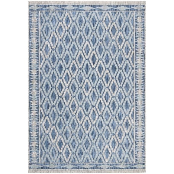 Pemberly Row 4' x 5'7" Area Rug in Navy and Gray for Living Room