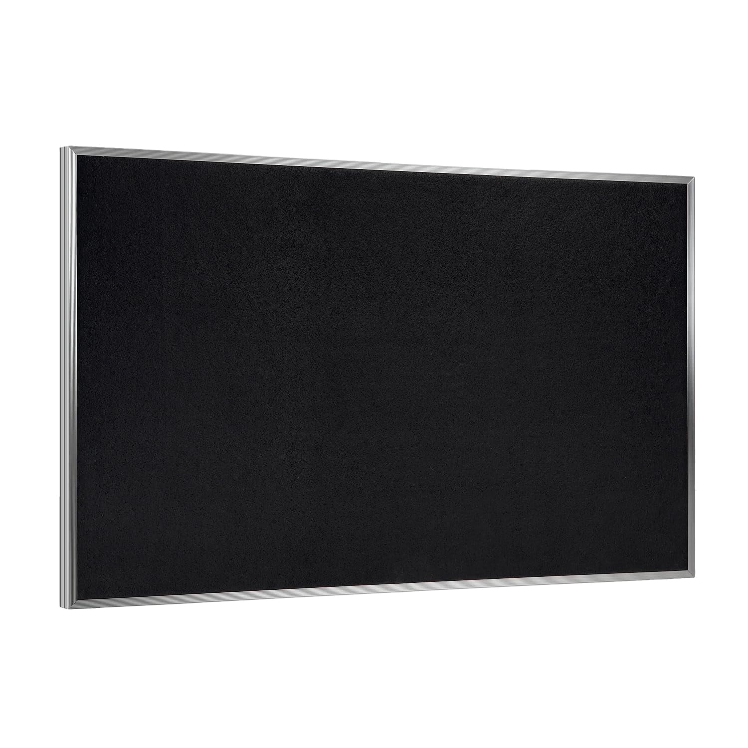 Pemberly Row 4' x 5' Rubber Bulletin Board with Aluminum Frame in Speckled Tan