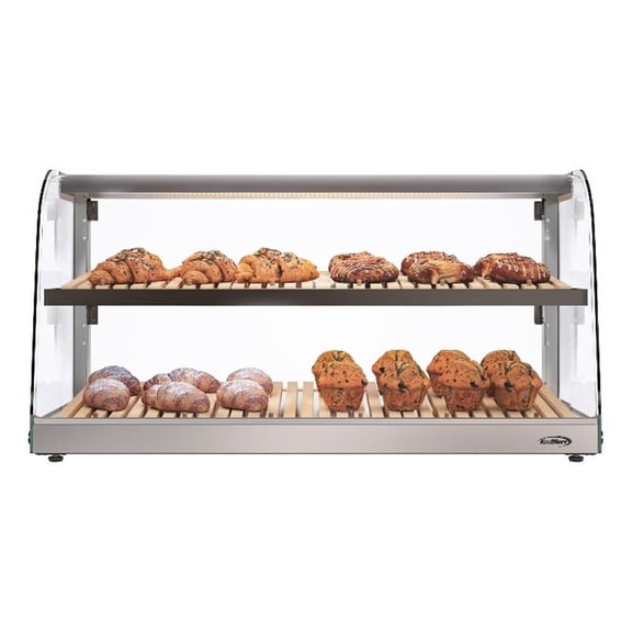 Pemberly Row 40" Glass Countertop Dry Bakery Display Case 5.3 cu. ft.