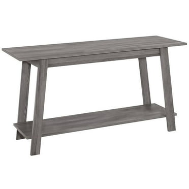 Pemberly Row 42" Contemporary TV Stand Console in Gray