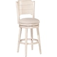 thumbnail image 1 of Pemberly Row 45.25" Wood Contemporary Bar Stool in Sea White, 1 of 3