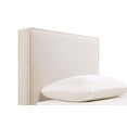 thumbnail image 1 of Pemberly Row 46.5" x 43" Rectangular Fabric Twin Headboard Sand Beige, 1 of 7