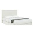 thumbnail image 1 of Pemberly Row 46" x 65" Fabric Upholstered Queen/Full Headboard in Sand Beige, 1 of 9