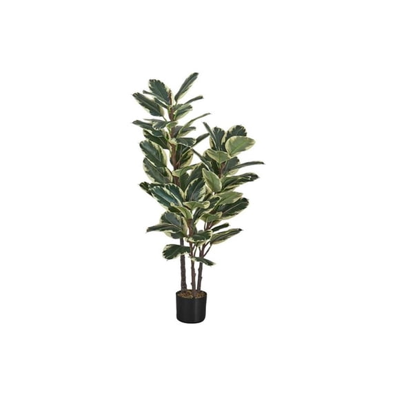 Pemberly Row 47" Tall Indoor Artificial Oak Tree with 11 Adjustable Leaves