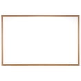 thumbnail image 1 of Pemberly Row 48.5" x 72.5" Wood Frame Ceramic Magnetic Whiteboard, 1 of 6