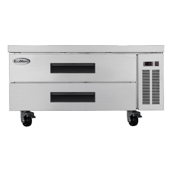 Pemberly Row 48" Chef Base Refrigerator Storage Cabinet for Cold Foods