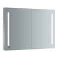 thumbnail image 1 of Pemberly Row 48x36" LED Lighting Aluminum Bathroom Medicine Cabinet in Mirrored, 1 of 14