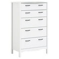thumbnail image 1 of Pemberly Row 5 Drawer Chest in White, 1 of 12