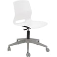 thumbnail image 1 of Pemberly Row 5 Leg Base Plastic Office Swivel Chair in White, 1 of 1