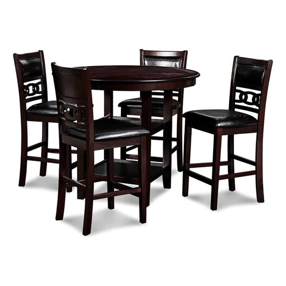 Dylan 5-Pc Snack Table Set; Teak