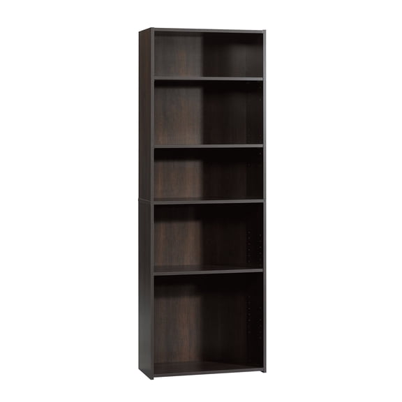 Pemberly Row 5-Shelf Bookcase in Cinnamon Cherry