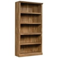 thumbnail image 1 of Pemberly Row 5-Shelf Engineered Wood Tall Bookcase in Sindoori Mango/Brown, 1 of 10