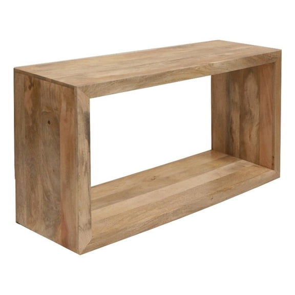 Pemberly Row 52" Mango Wood Sideboard Console Table with 1 Shelf in Brown