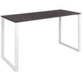 thumbnail image 1 of Pemberly Row 55" Industrial Wood Top Writing Desk in Rustic Gray, 1 of 11