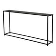 thumbnail image 1 of Pemberly Row 56" Rectangular Modern Metal Console Table in Black, 1 of 5