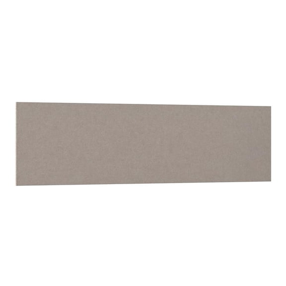 Pemberly Row 57"W Contemporary Polyurethane Acoustic Tackboard in Warm Beige