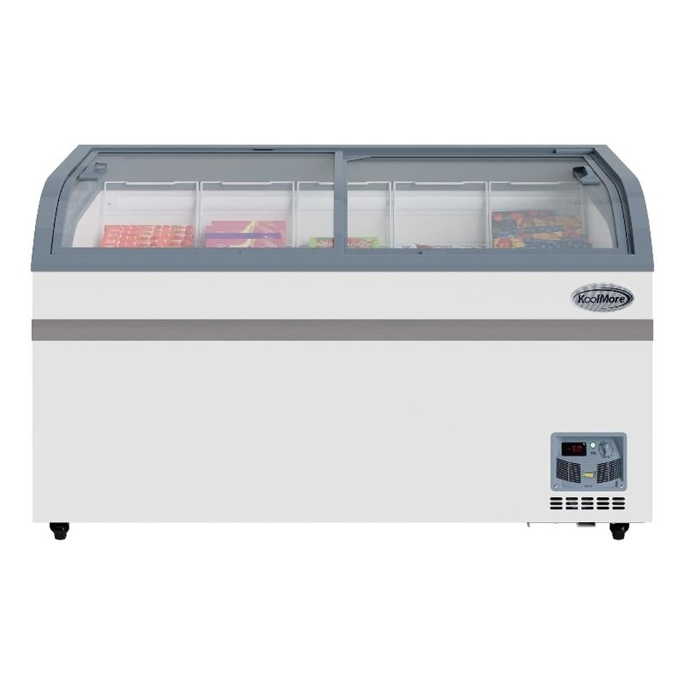 Pemberly Row 58" Manual Defrost Island Chest Freezer 14 cu. ft. Capacity