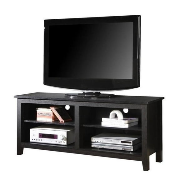 Pemberly Row 58" Wood TV Console in Black