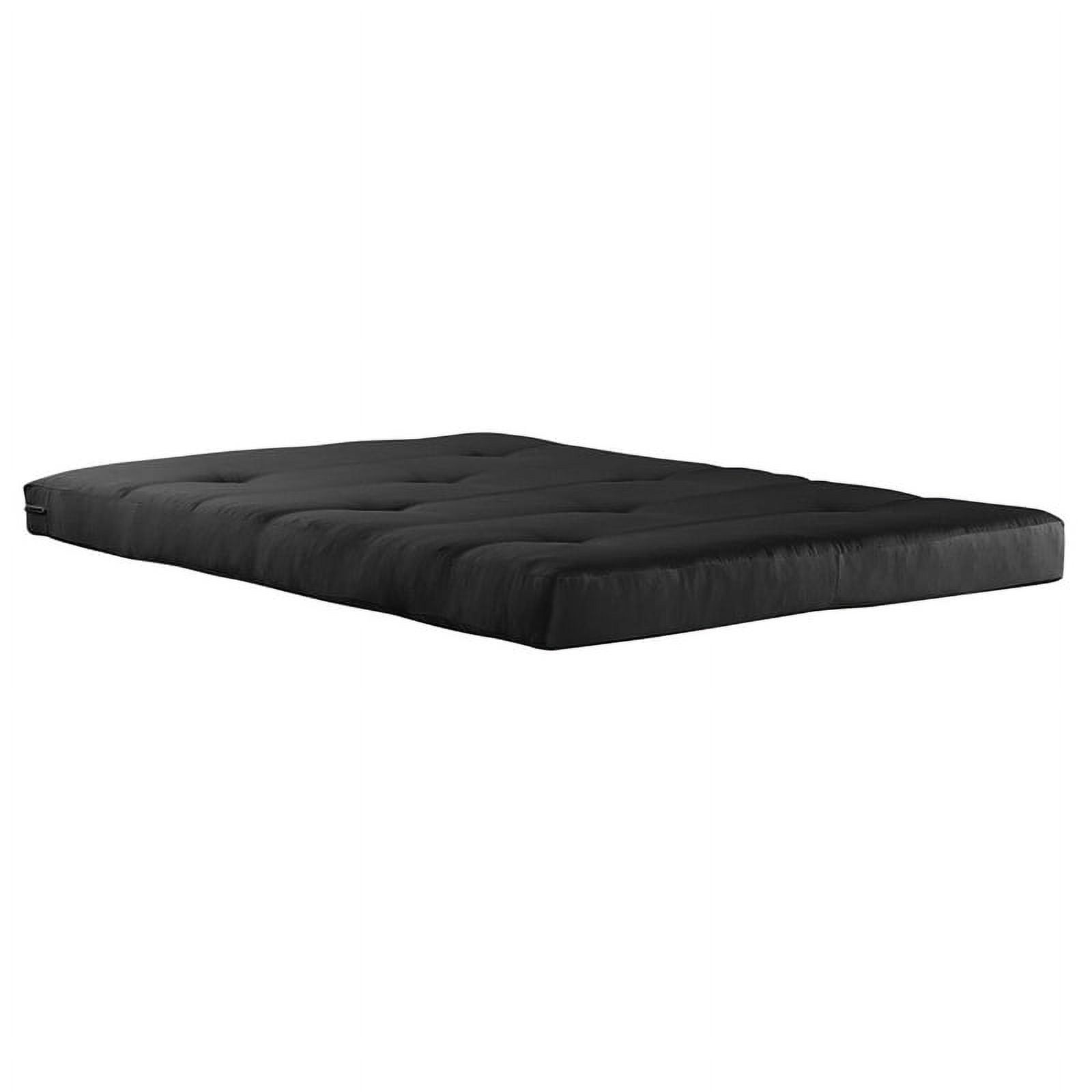 Pemberly Row 6 Inch Futon Mattress Full Size in Black
