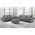 thumbnail image 1 of Pemberly Row 6 PCS Corduroy Sectional Living Room Set in Dark Gray, 1 of 10
