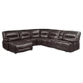 thumbnail image 1 of Pemberly Row 6-Piece Power Reclining Sectional Set in Brown, 1 of 5