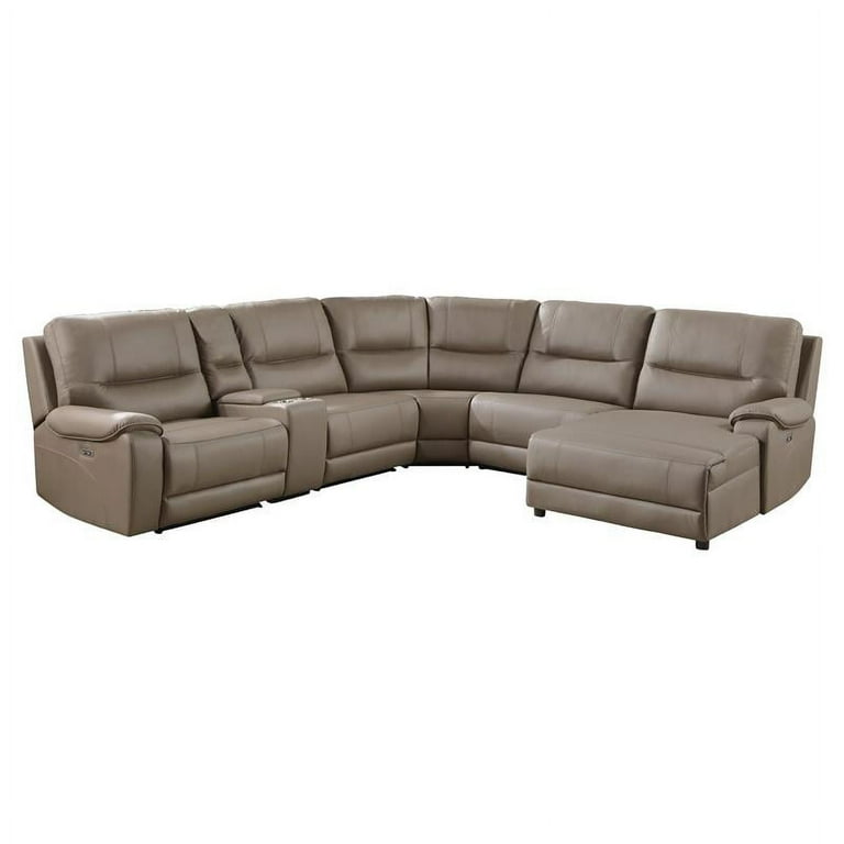 Pemberly Row 6 Piece Right Chaise Modular Power Reclining