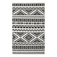 thumbnail image 1 of Pemberly Row 60x96" Geometric Tribal Area Rug in Black and White, 1 of 6