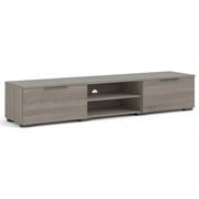 Pemberly Row 67" Modern TV Stand with Storage in Truffle