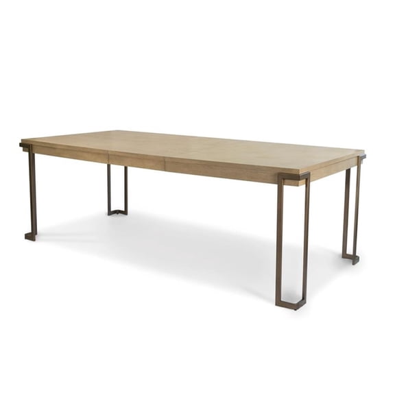 Pemberly Row 68" Rectangular Dining Table in Earth Tones and Clay