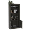 thumbnail image 1 of Pemberly Row 69" Bar Cabinet with Wine Rack in Espresso, 1 of 4