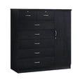 thumbnail image 1 of Pemberly Row 7 Drawer Chest in Black, 1 of 6