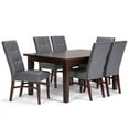 thumbnail image 1 of Pemberly Row 7 Piece Dining Set in Stone Gray and Java Brown, 1 of 6