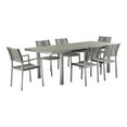 thumbnail image 1 of Pemberly Row 7-piece Aluminum Patio Dining Set with Extension Table in Gray, 1 of 7