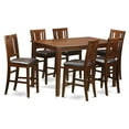 thumbnail image 1 of Pemberly Row 7-piece Wood Counter Height Dining Set in Mahogany, 1 of 6