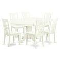 thumbnail image 1 of Pemberly Row 7-piece Wood Dining Table and Chair Set in Linen White, 1 of 6
