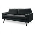 thumbnail image 1 of Pemberly Row 70" Modern Track Arm Tufted Fabric Sofa in Dark Gray, 1 of 8