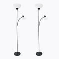 thumbnail image 1 of Pemberly Row 71.5" Floor Lamp with Reading Light 2Pack Set-Black, 1 of 7