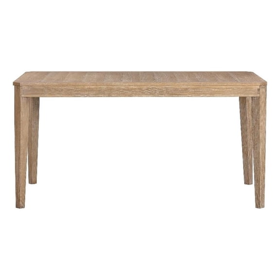 Pemberly Row 72" Counter Height Dining Table with Canted Legs in Mocha Brown