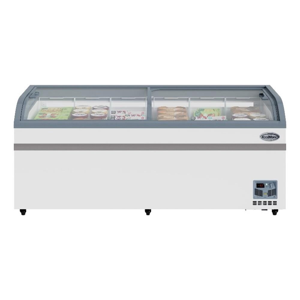 Pemberly Row 78" Manual Defrost Island Chest Freezer 19 cu. ft. Capacity