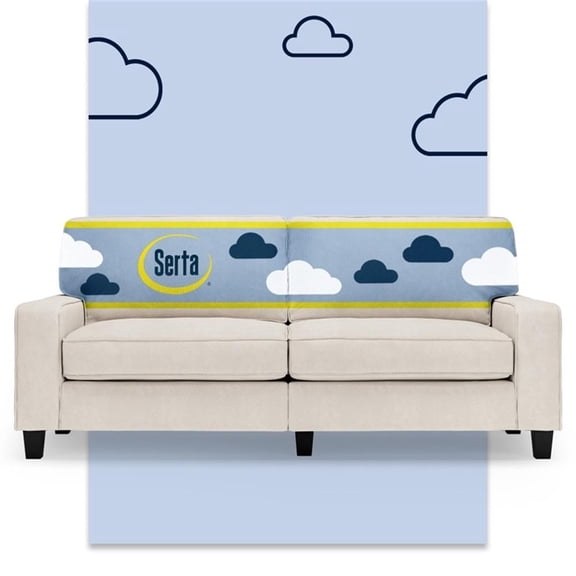 Pemberly Row 78" Track Arm Sofa with Removable Covers Cream White
