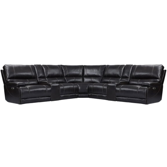 Pemberly Row 7Pc Power Reclining Adjustable Headrests Sectional