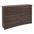 thumbnail image 1 of Pemberly Row 8-Drawer Transitional Composite Wood Dresser in Espresso, 1 of 11
