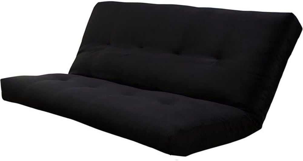 Pemberly Row 8" Full Size Spring Futon Mattress Replacement, Suede
