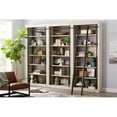 thumbnail image 1 of Pemberley Row Wood White Bookcase Rectangular Adjustable Shelves Fully Assembled, 1 of 10