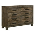 thumbnail image 1 of Pemberly Row 8-drawer Farmhouse Wood Dresser Rustic Golden Brown, 1 of 10