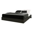 thumbnail image 1 of Pemberly Row 81" Modern Wood Queen Size Platform Bed in Black, 1 of 7