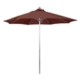 thumbnail image 1 of Pemberly Row 9' Silver Market Umbrella in Olefin Adobe, 1 of 3